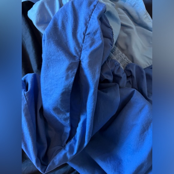 Loft color block blue maxi dress size L - Picture 2 of 4